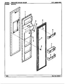Freezer inner door (rsw24a/am81e) (rsw24a/am81f) (rsw24a/bm81a) (rsw24a/bm81b) (rsw24a/bm81c)
