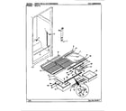 Maytag RTS17A/BH21D shelves & accessories diagram
