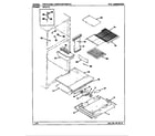 Maytag RTS17A/BH21D freezer compartment diagram