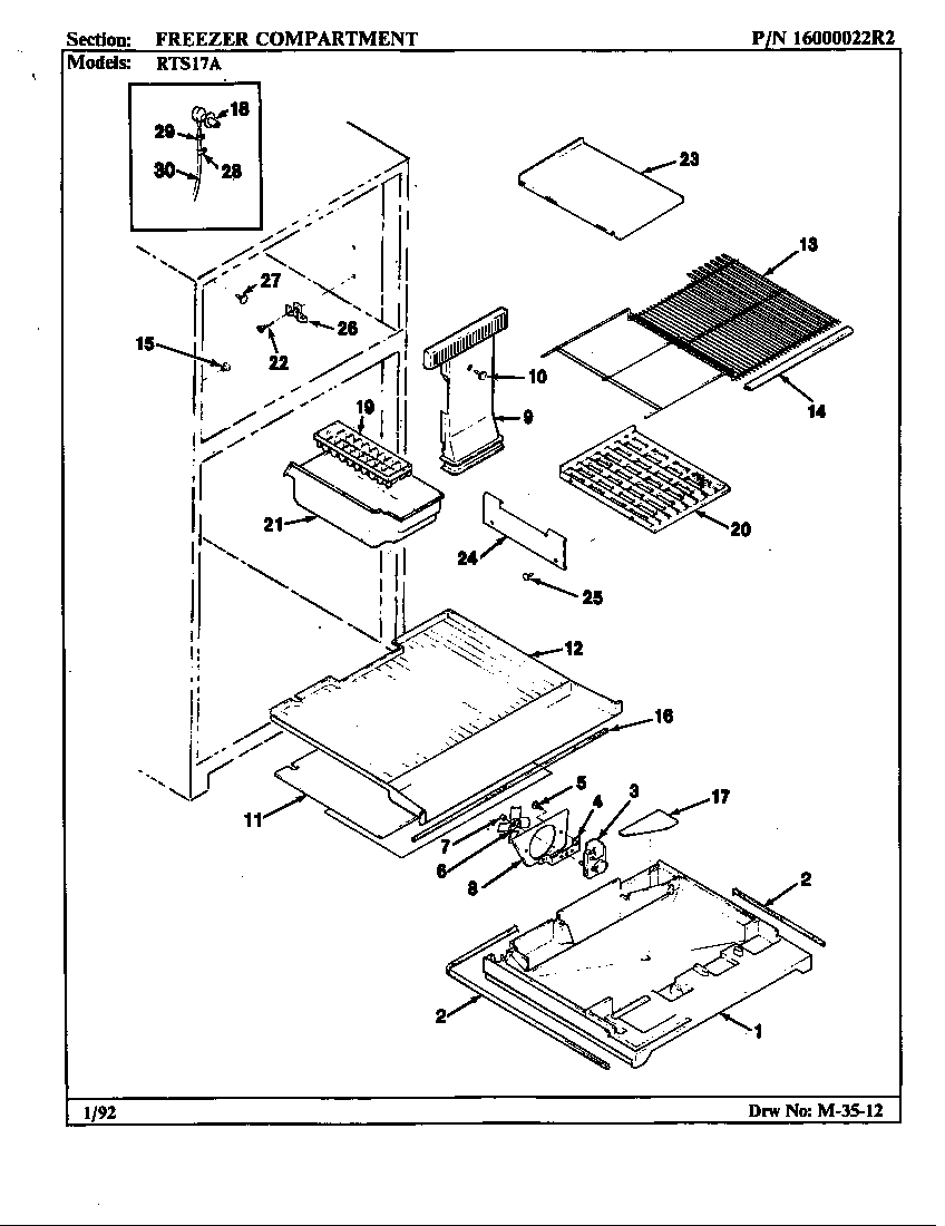 Freezer compartment