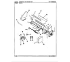 Maytag RTS17A/BH21A optional ice maker kit diagram