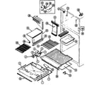 Maytag RTD1900CAE/DH59A freezer compartment diagram