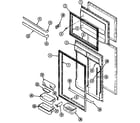 Maytag RTD1900CAB/DH62A inner door diagram