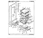 Maytag RSW22A/AM31D shelves & accessories diagram