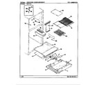 Maytag RTC17A-BH26B freezer compartment diagram