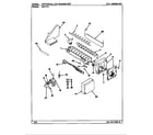 Maytag RTC17A-BH26D optional ice maker kit diagram