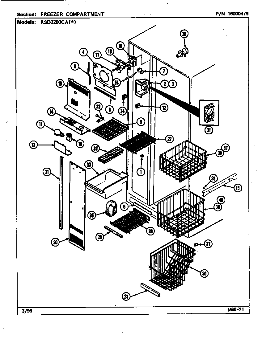 Freezer compartment