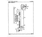 Maytag RSD2200CAL/DM12A freezer outer door diagram