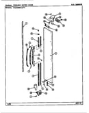 Freezer outer door