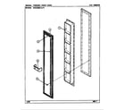 Maytag RSD2200CAL/DM12A freezer inner door diagram