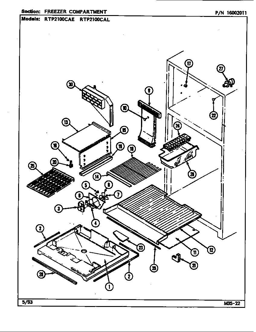 FREEZER COMPARTMENT