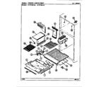 Maytag RTP2100CAE/DH73A freezer compartment diagram