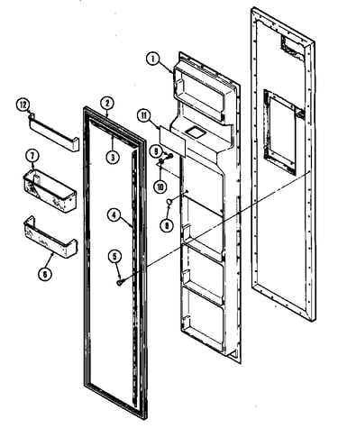 Freezer inner door