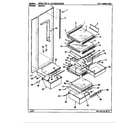 Maytag RSD22A/AM11D shelves & accessories diagram