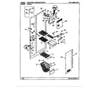 Maytag RSD22A/BM11B freezer compartment diagram