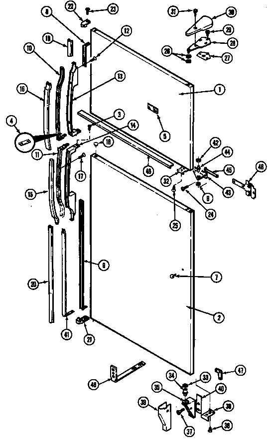 Outer door