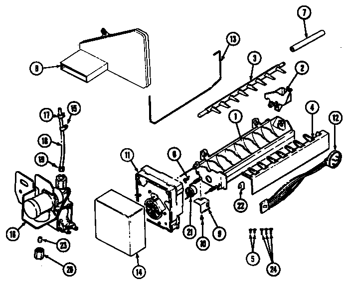 Optional ice maker kit (rae3100aax)