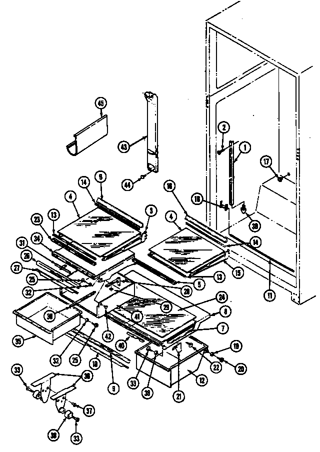 SHELVES & ACCESSORIES (RTD2300CAE/DH94B) (RTD2300CAL/DH95B)