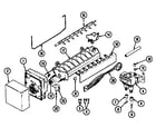Maytag RSW2200CAE/DM36A ice maker diagram
