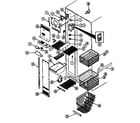 Maytag RSD2400CAE/DM41A freezer compartment diagram