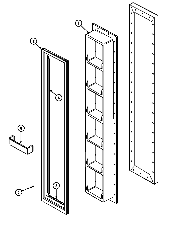 Freezer inner door