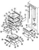 Shelves & accessories (rsw2200cae/dm36b) (rsw2200cal/dm37b) (rsw2200caw/dm31b)