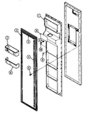 Freezer inner door (rsw2200cae/dm36b) (rsw2200cal/dm37b) (rsw2200caw/dm31b)