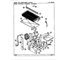 Maytag RTD21E0CAE/DE88A unit compartment & system diagram