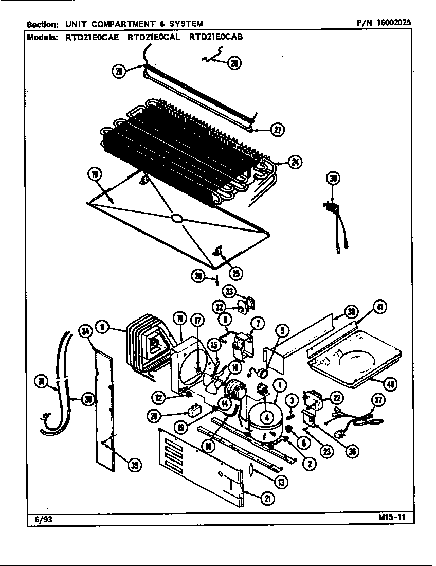 Unit compartment & system