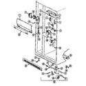 Maytag RSW2400CAW/DM81A fresh food compartment diagram