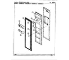 Maytag RSW2400CAW/DM81A freezer inner door diagram