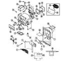 Maytag RSW2400CAB/DM82A ice & water dispenser diagram