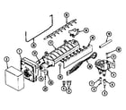 Maytag RSW2400CAB/DM82A ice maker diagram