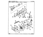 Maytag RSW2400CAE/DM86A ice crusher & bin diagram
