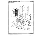 Maytag RSW2400BAE/CM86A unit compartment & system diagram