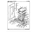 Maytag RSW2400BAE/CM86A shelves & accessories diagram
