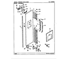 Maytag RSW2400BAE/CM86A freezer outer door diagram