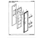 Maytag RSW2400BAE/CM86A freezer inner door diagram