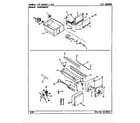 Maytag RSW2400BAE/CM86A ice maker & bin diagram