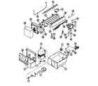 Maytag RTW2200CAW/DH87A ice maker & bin diagram
