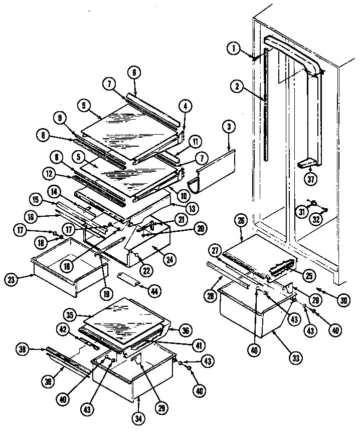 Shelves & accessories