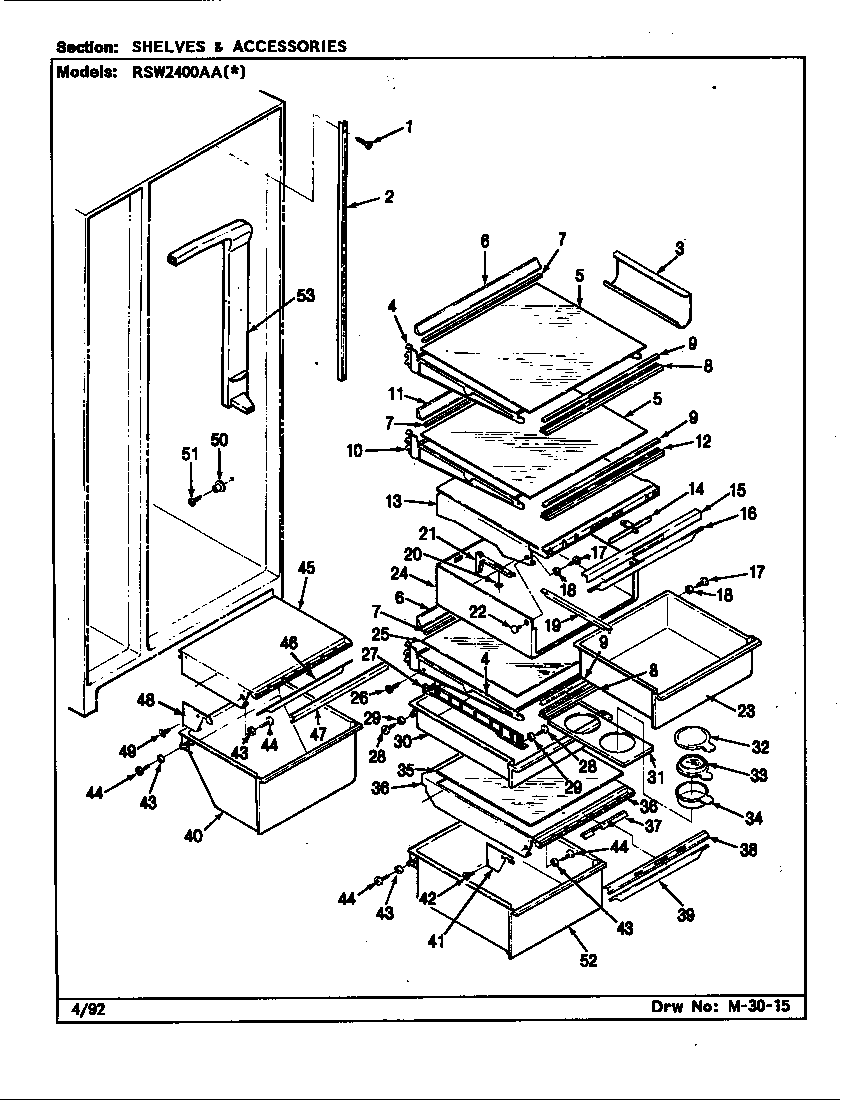 Shelves & accessories