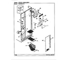 Maytag RSW2400AAL/CM81A freezer compartment diagram