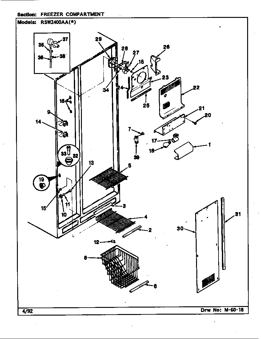 Freezer compartment