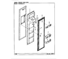 Maytag RSW2400AAL/CM81A freezer inner door diagram