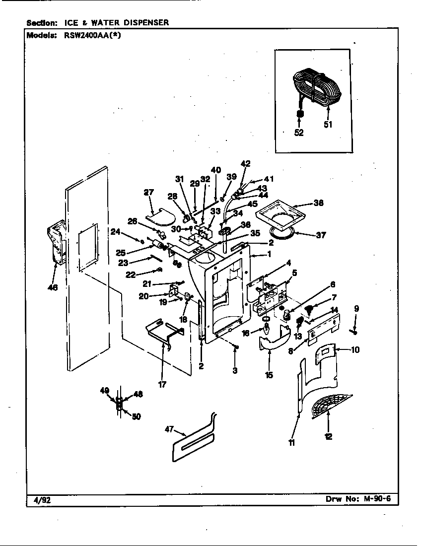 ICE & WATER DISPENSER