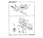 Maytag RSW2400AAL/CM81A ice maker & bin diagram