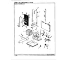 Maytag RSC2000AAW/CM01A unit compartment & system diagram