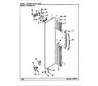 Maytag RSC2000AAL/CM01A freezer outer door diagram