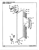 Freezer outer door